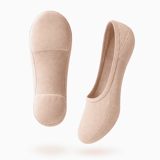 NYRO invisible socks with 3D cushion - Beige