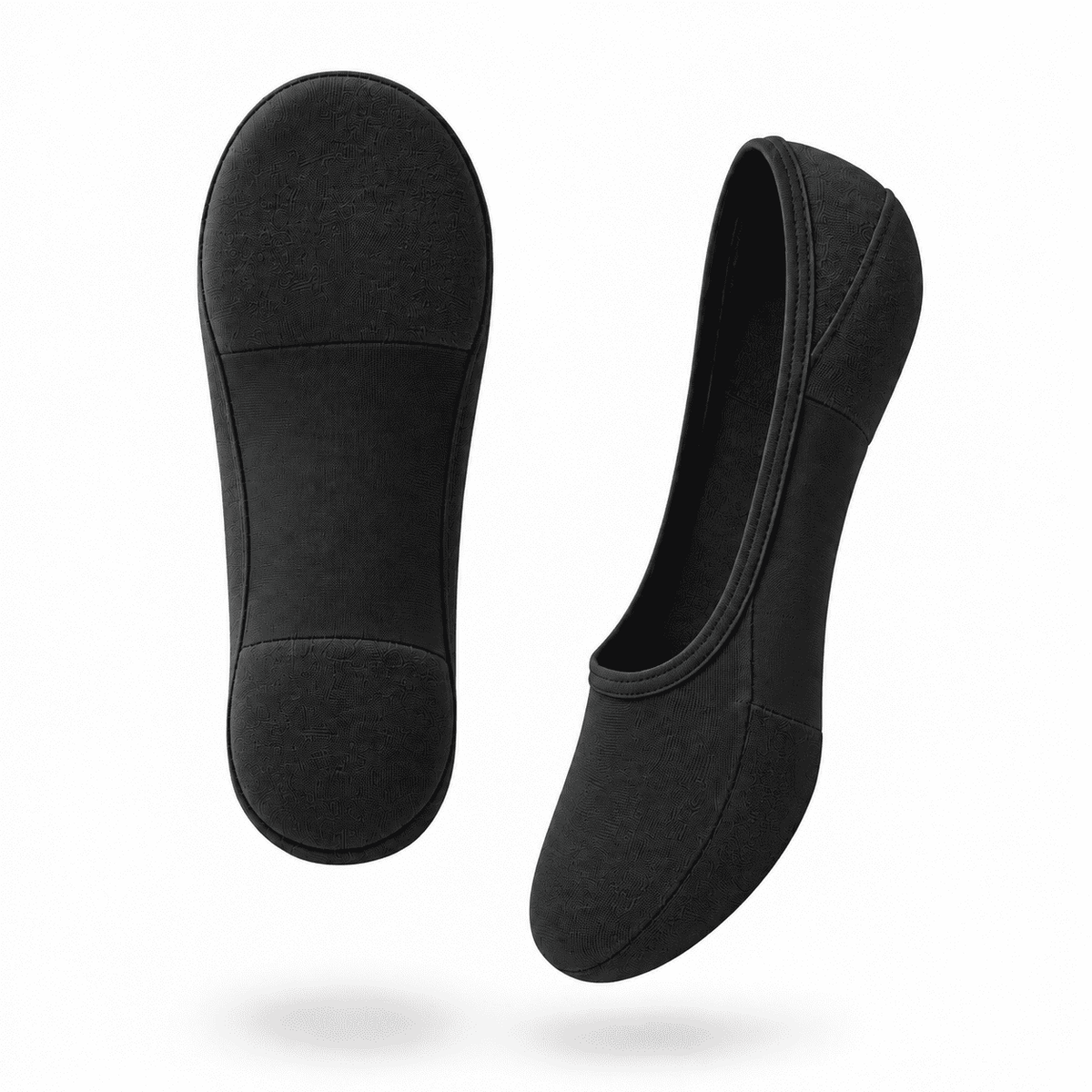 NYRO invisible socks with 3D cushion - Black